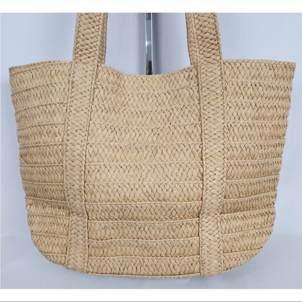 Draper James Everyday Large Straw Purse EUC - Picture 3 of 7